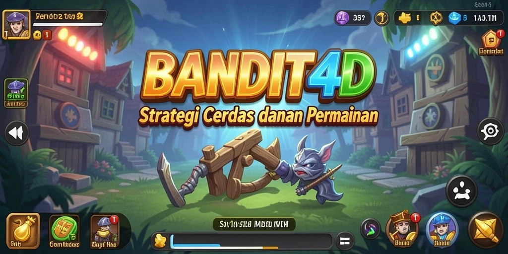 Screenshot permainan BANDIT4D menampilkan aksi strategis yang mendebarkan.