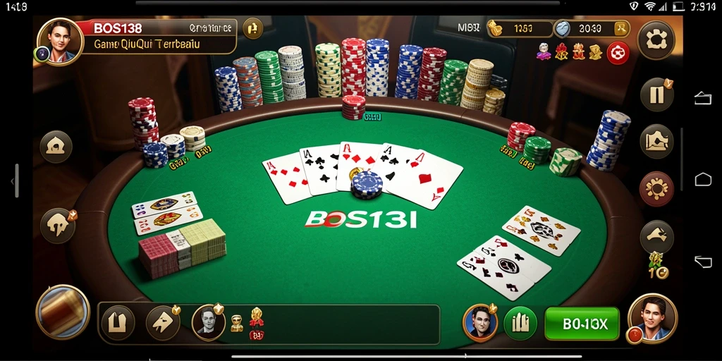 Screenshot gameplay QiuQiu yang seru di BOS138.