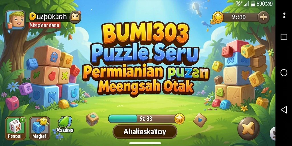 Tangkapan layar BUMI303 menunjukkan gameplay yang menantang dan menyenangkan.