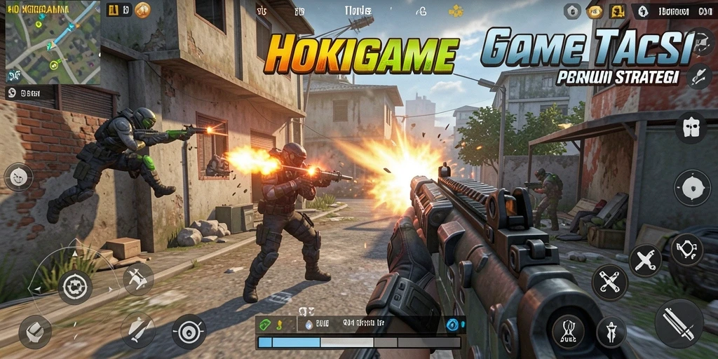 Tampilan menarik dari gameplay intens di HOKIGAME.
