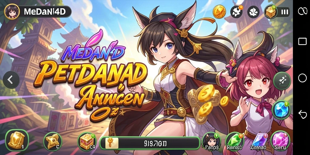 Tampilkan gameplay seru dalam dunia MEDAN4D yang penuh petualangan Anime.