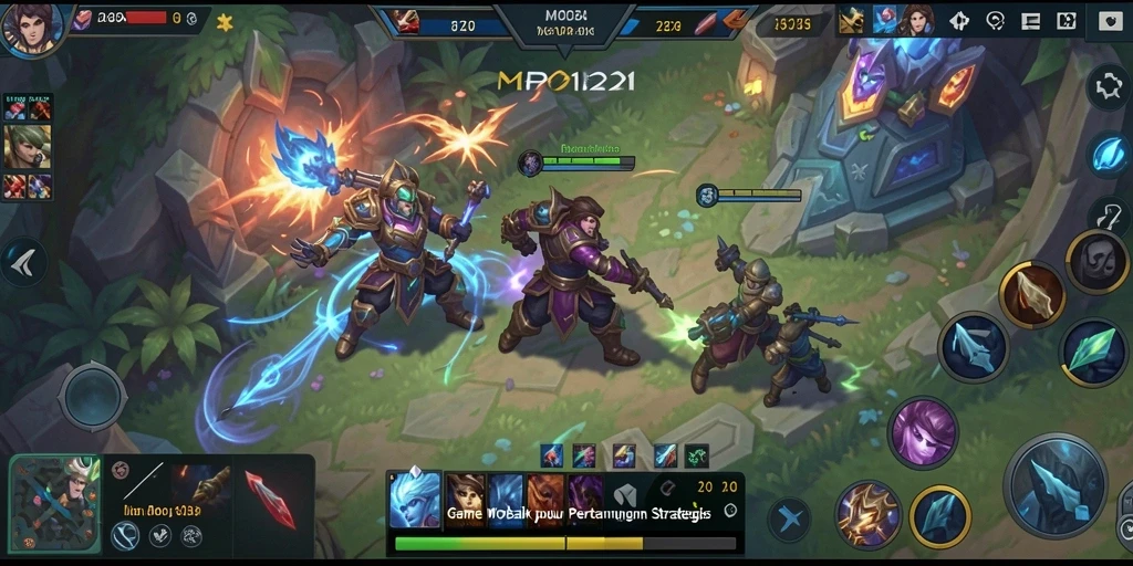 Screenshot gameplay MPO1221 dengan aksi bertarung yang mendebarkan.