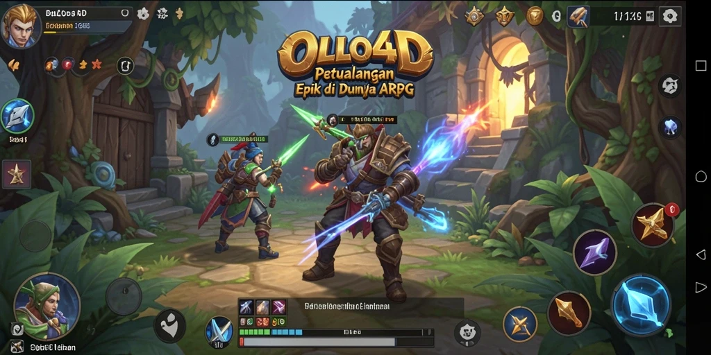 Tampilan gameplay seru di OLLO4D dengan aksi yang mendebarkan.