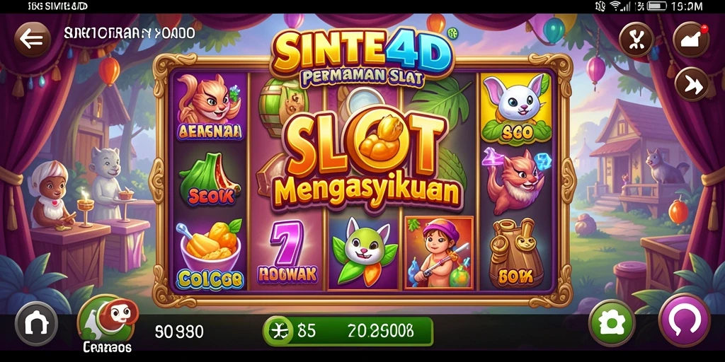 Tampilan gameplay menarik dari SINTE4D yang memukau.