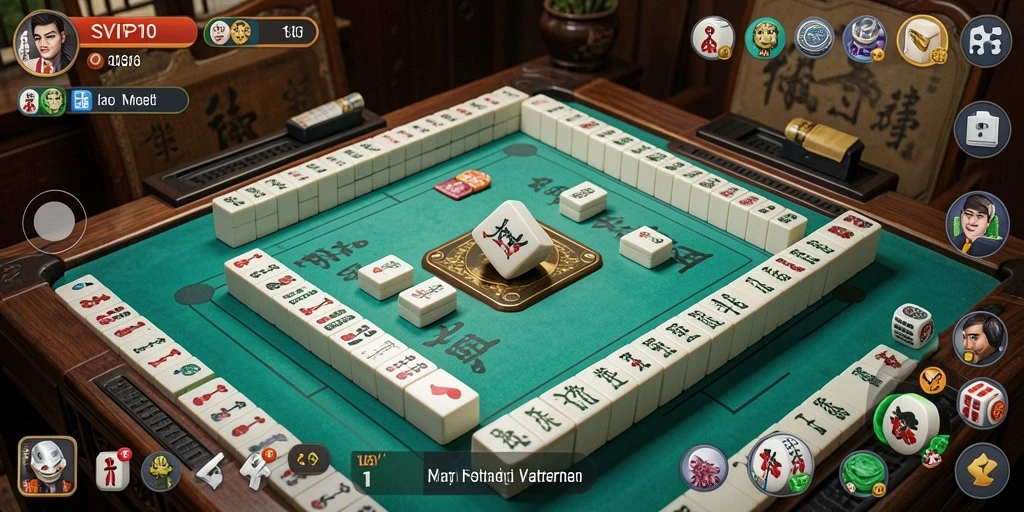 Screenshot gameplay SVIP10 menampilkan aksi seru dan strategi Mahjong.