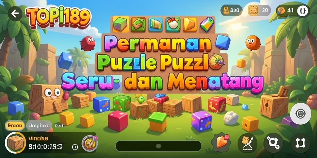 Tampilan gameplay seru dan penuh warna dari TOPI189.