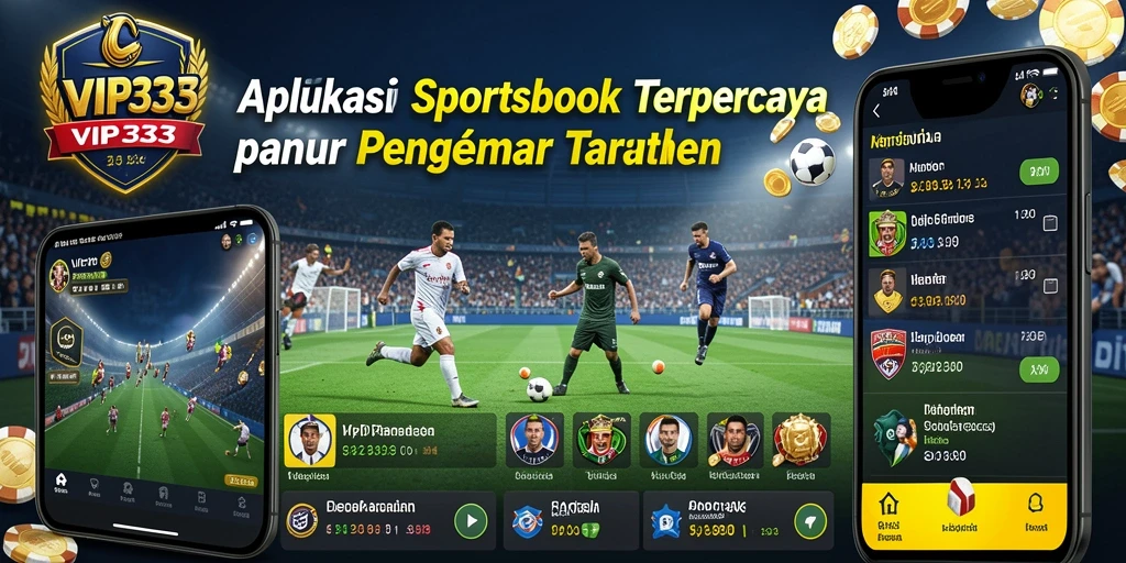 Tampilan menarik dari aplikasi VIP333 yang menawarkan pengalaman taruhan olahraga.